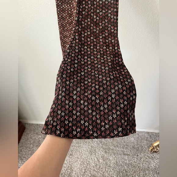 Free People Party Pull On Floral Embroidered Flared Pants in Women’s Size XS - Picture 6 of 15